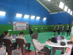 Turnamen Badminton Meriahkan HUT Bhayangkara ke-78 di Polres Gowa