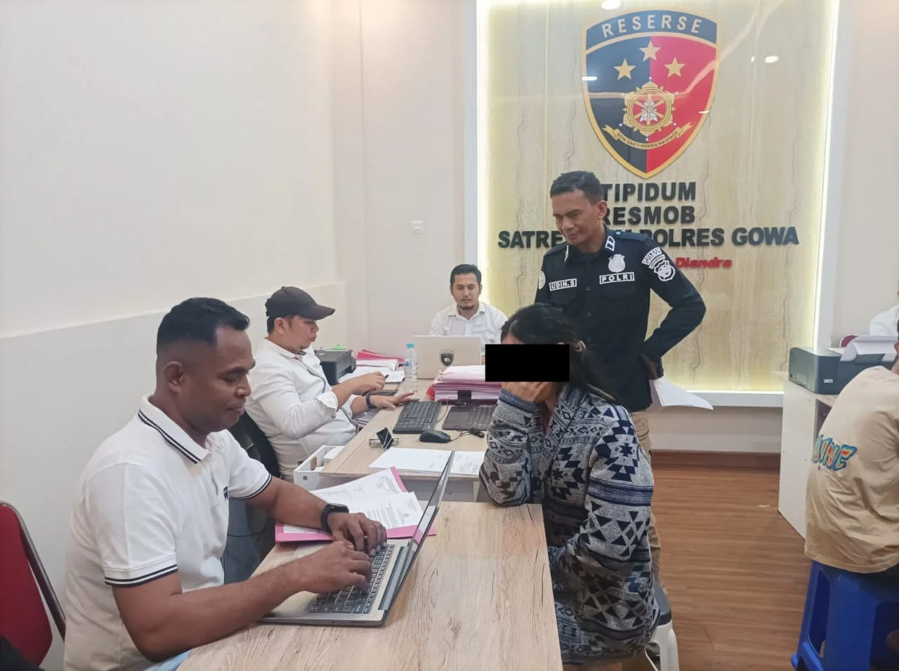 Unit Resmob Polres Gowa Berhasil Ungkap dan Tangkap Pelaku Penipuan Arisan