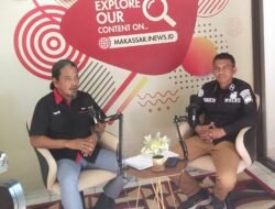 Wakili Kapolres Gowa, Kasubsi PIDM Menjadi Narasumber Podcast di iNews TV Makassar