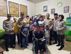 Wujud Kepedulian, Kapolres Gowa dan Jajarannya Sambangi Panti Asuhan Jabbar Nur