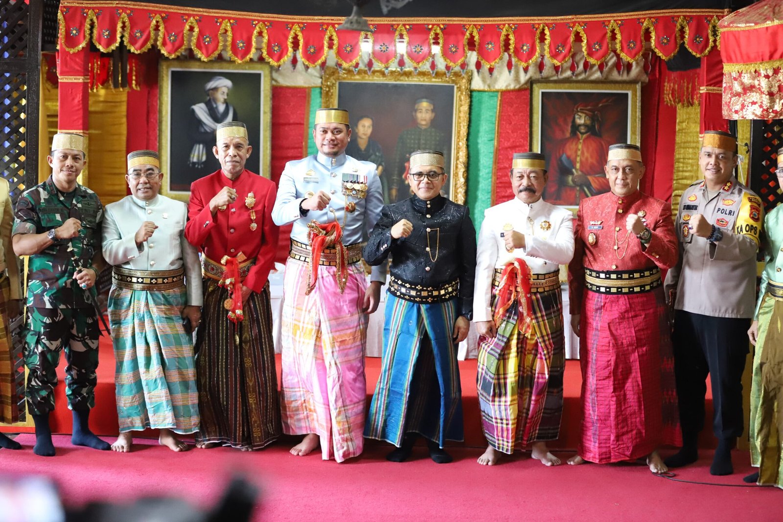 Kapolres Gowa Hadiri Penganugerahan Gelar Adat Kepada Kemenpan RB di Museum Balla Lompoa