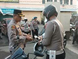 PASTIKAN TERTIB, KAPOLRES GOWA SIDAK KELENGKAPAN BERKENDARA PERSONIL SAT LANTAS POLRES GOWA