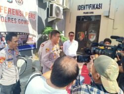 Polres Gowa Gelar Konferensi Pers Kasus Pencabulan Terhadap Anak di Bawah Umur