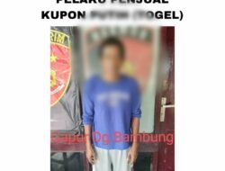 Unit Opsnal Polsek Somba Opu Amankan Pelaku Judi Kupon Putih