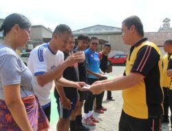 Final Turnamen Bola Voli Dalam Rangka HUT Bhayangkara ke-78 Berlangsung Meriah di Polres Gowa