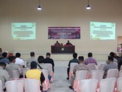 Polres Gowa Gelar Latihan Pra Operasi Pekat Lipu 2024