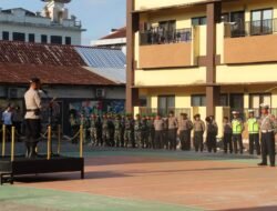 Wakapolres Gowa Pimpin Apel Gelar Pasukan Operasi Mandiri Kewilayahan Patuh Pallawa 2024