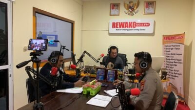 Kapolres Gowa Penuhi Undangan Wawancara di Radio Rewako FM