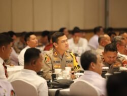 Kapolres Gowa Hadiri Penandatanganan Perjanjian Kerja Sama Antara KPU Sulsel dan Polda Sulsel