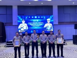 Personel Satlantas Polres Gowa Raih Penghargaan Ini Di Anev Bidang Opsnal Semester 1 TA 2024