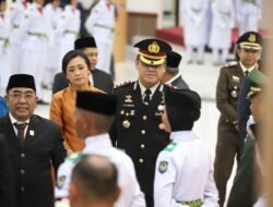 Jelang Upacara HUT RI Ke-79, Kapolres Gowa Hadiri Pengukuhan Paskibraka