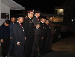 Kapolres Gowa bersama Forkopimda Hadiri Apel Kehormatan dan Renungan Suci dalam Rangka HUT RI Ke- 79