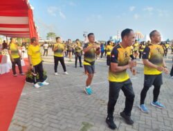 Kapolres Gowa Ikut Berlari Di Event Polwan Sulsel Run 2024