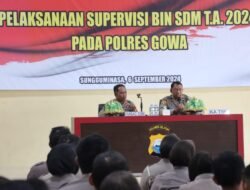Biro SDM Polda Sulsel Gelar Supervisi BIN SDM di Polres Gowa