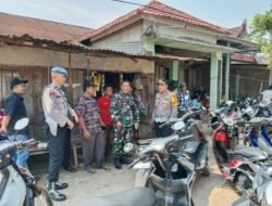 Polsek Bajeng Polres Gowa Amankan Kampanye Terbatas Calon Bupati Gowa di Desa Mandalle