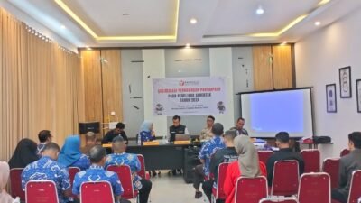 Kapolsek Tinggimoncong Hadiri Sosialisasi Pengawasan Partisipatif Pilkada Serentak 2024