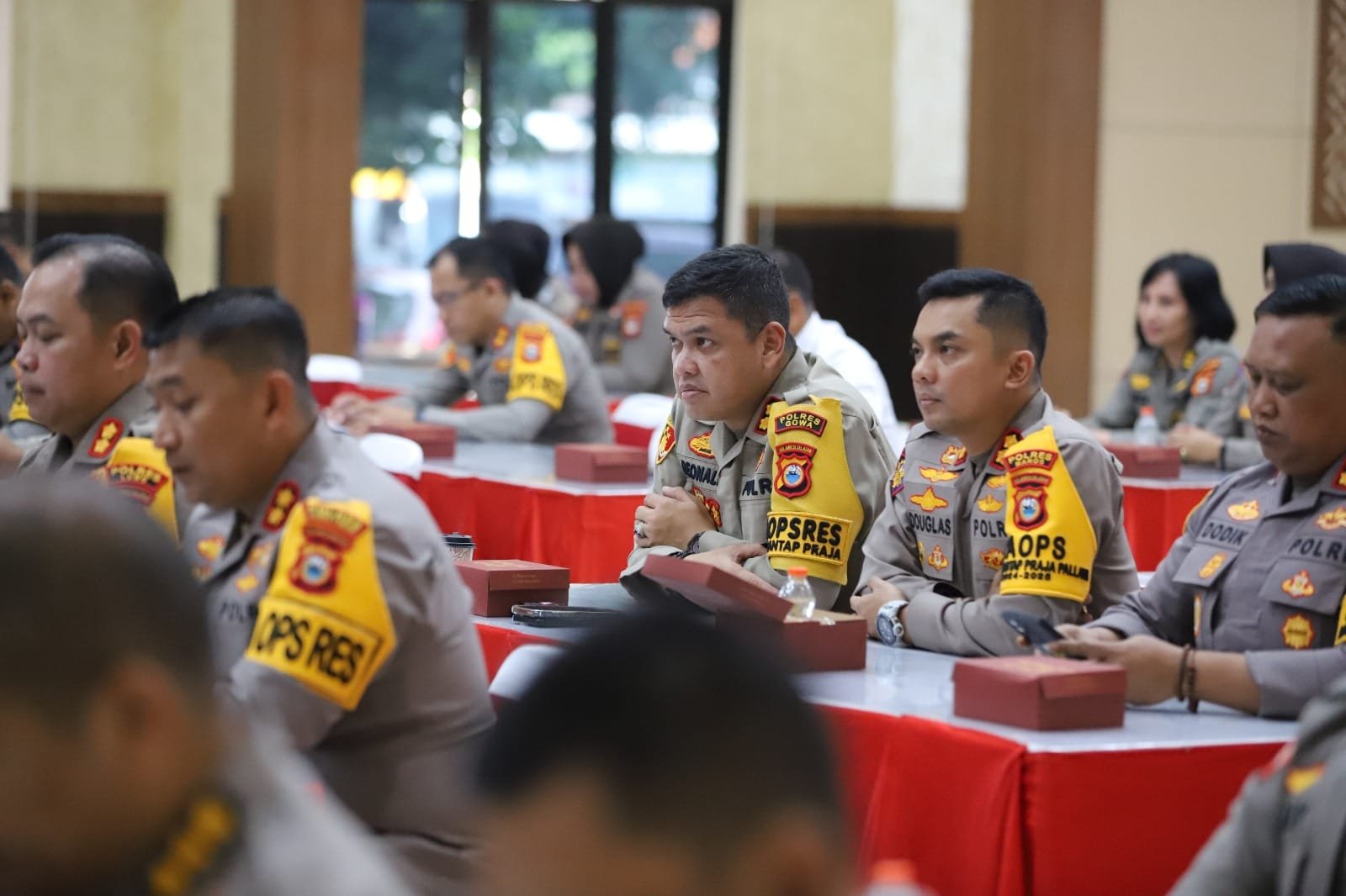 Kapolres Gowa Hadiri Taklimat Awal Audit Kinerja ITWASDA Polda Sulsel Tahap II T.A. 2024