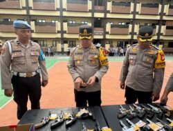 Pengecekan Senpi Oleh Kapolres Gowa Terhadap Anggota Pemegang Senpi