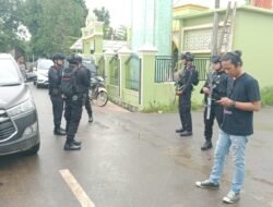 Polsek Bajeng dan Brimob Polda Sulsel Amankan Kampanye Tatap Muka Cawabup Gowa Nomor Urut 1