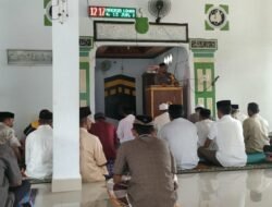 Lewat Safari Jum’at , Kapolsek Bontonompo Polres Gowa Sampaikan Himbauan Kamtibmas