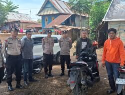 Berikan Rasa Aman, Personel Polsek Bontonompo Lakukan Pengamanan Kampanye Cagub dan Cawagub Sulsel