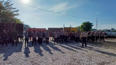150 Personel Polres Gowa dan Kodim 1409/Gowa Amankan Puncak Perayaan Hari Jadi Kabupaten Gowa ke-704