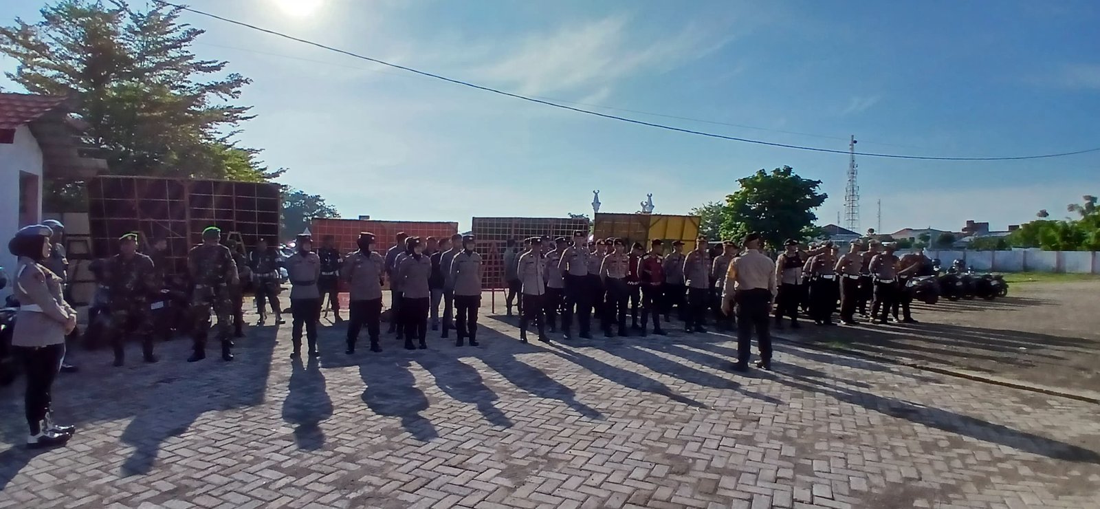 150 Personel Polres Gowa dan Kodim 1409/Gowa Amankan Puncak Perayaan Hari Jadi Kabupaten Gowa ke-704