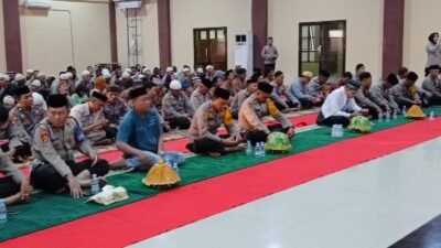 Polres Gowa Gelar Doa dan Dzikir Bersama dalam Rangka Pilkada Damai di Wilayah Kab. Gowa