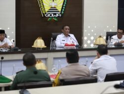 Kapolres Gowa Hadiri Rapat Tim Desk Koordinasi Pilkada Serentak Kemenko Polkam di Pemda Gowa
