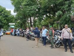 Pastikan Kamtibmas aman, gabungan personil polres Gowa, Polsek Somba Opu perketat PAM Kampanye Akbar