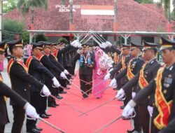Polres Gowa Gelar Upacara Pelepasan Wisuda Purnabakti Tahun 2024