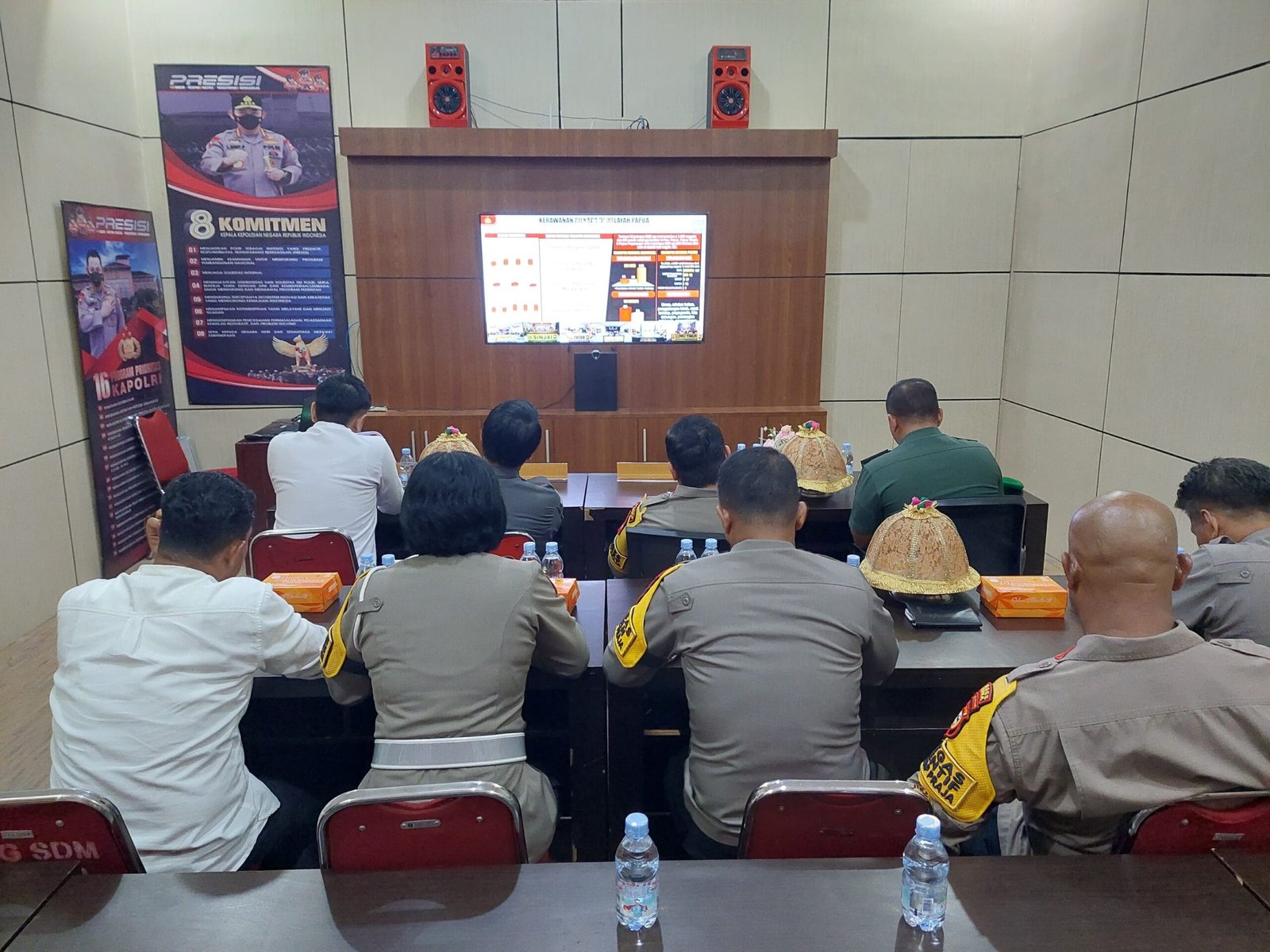 Kapolres Gowa Ikuti Vicon Bersama Kapolri Bahas Kesiapan Pengamanan Pilkada Serentak 2024