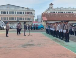 Polres Gowa Gelar Apel Siaga Antisipasi Kamtibmas Pasca Pemungutan Suara Pilkada Serentak 2024
