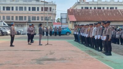 Polres Gowa Gelar Apel Siaga Antisipasi Kamtibmas Pasca Pemungutan Suara Pilkada Serentak 2024
