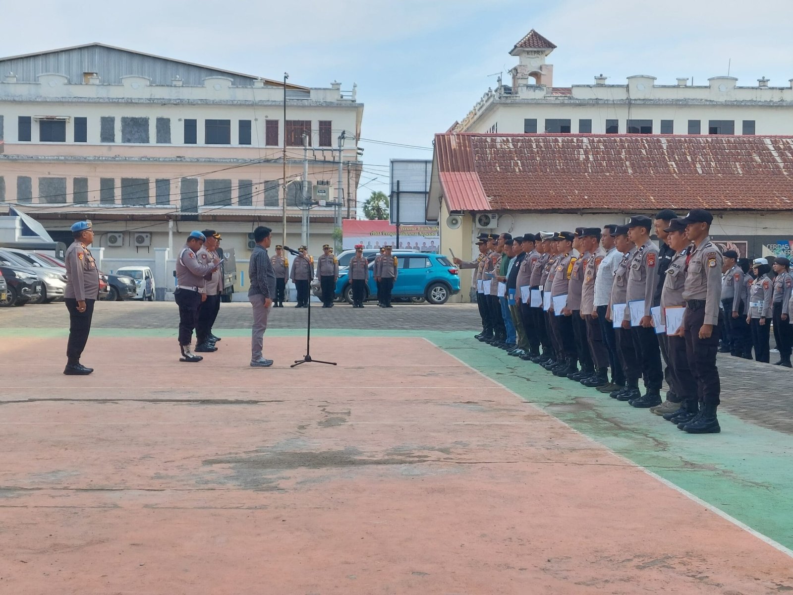 Polres Gowa Gelar Apel Siaga Antisipasi Kamtibmas Pasca Pemungutan Suara Pilkada Serentak 2024