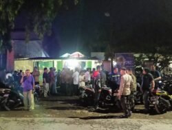 Amankan Kampanye, Personil Polsek Somba Opu Himbau Masyarakat Jaga Kamtibmas