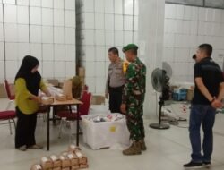 Personel Polres Gowa dan TNI Tetap Jaga Ketat Gudang Logistik KPU Gowa