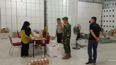 Personel Polres Gowa dan TNI Tetap Jaga Ketat Gudang Logistik KPU Gowa