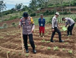 Polsek Tombolopao Galakkan Program Ketahanan Pangan Mendukung Asta Cita Presiden RI