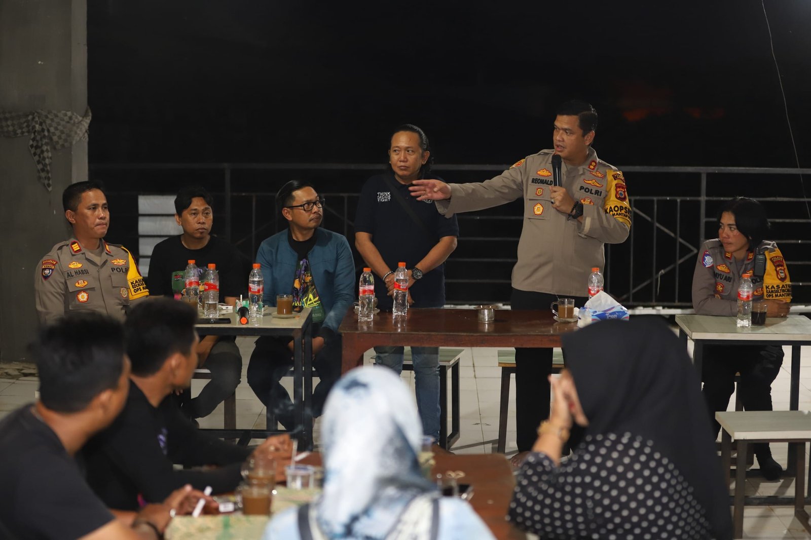 Kapolres Gowa Gelar Silaturahmi dengan Kelompok Penyanyi Jalanan Gowa