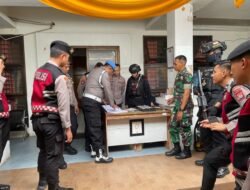 Perintis Presisi Polres Gowa Bersama Personel Batalyon A Pelopor Laksanakan Patroli Sambang di Pospam KPU dan Bawaslu Gowa