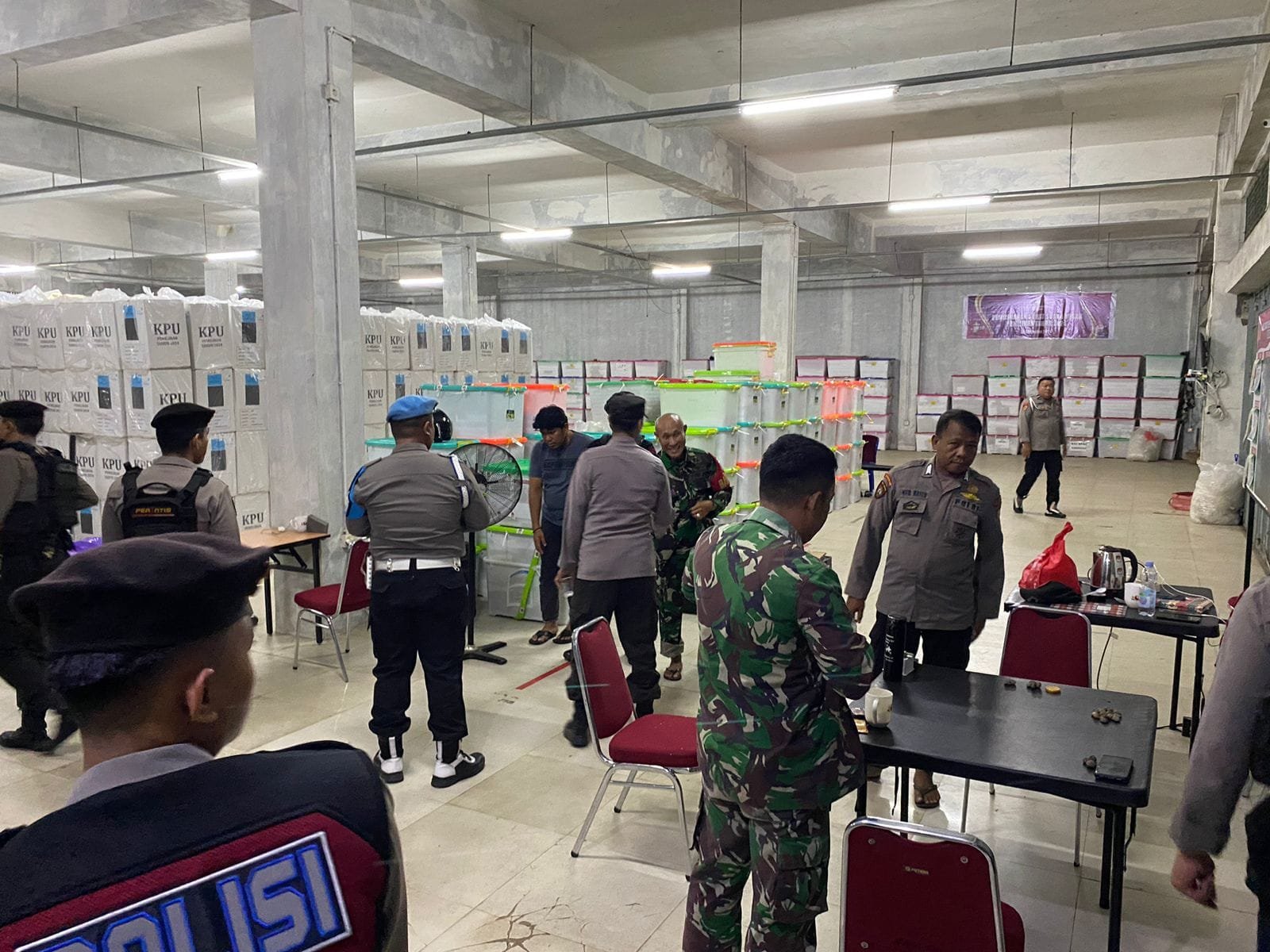 Polres Gowa Gelar Patroli Cooling System Pasca Rekapitulasi Suara Pilkada 2024