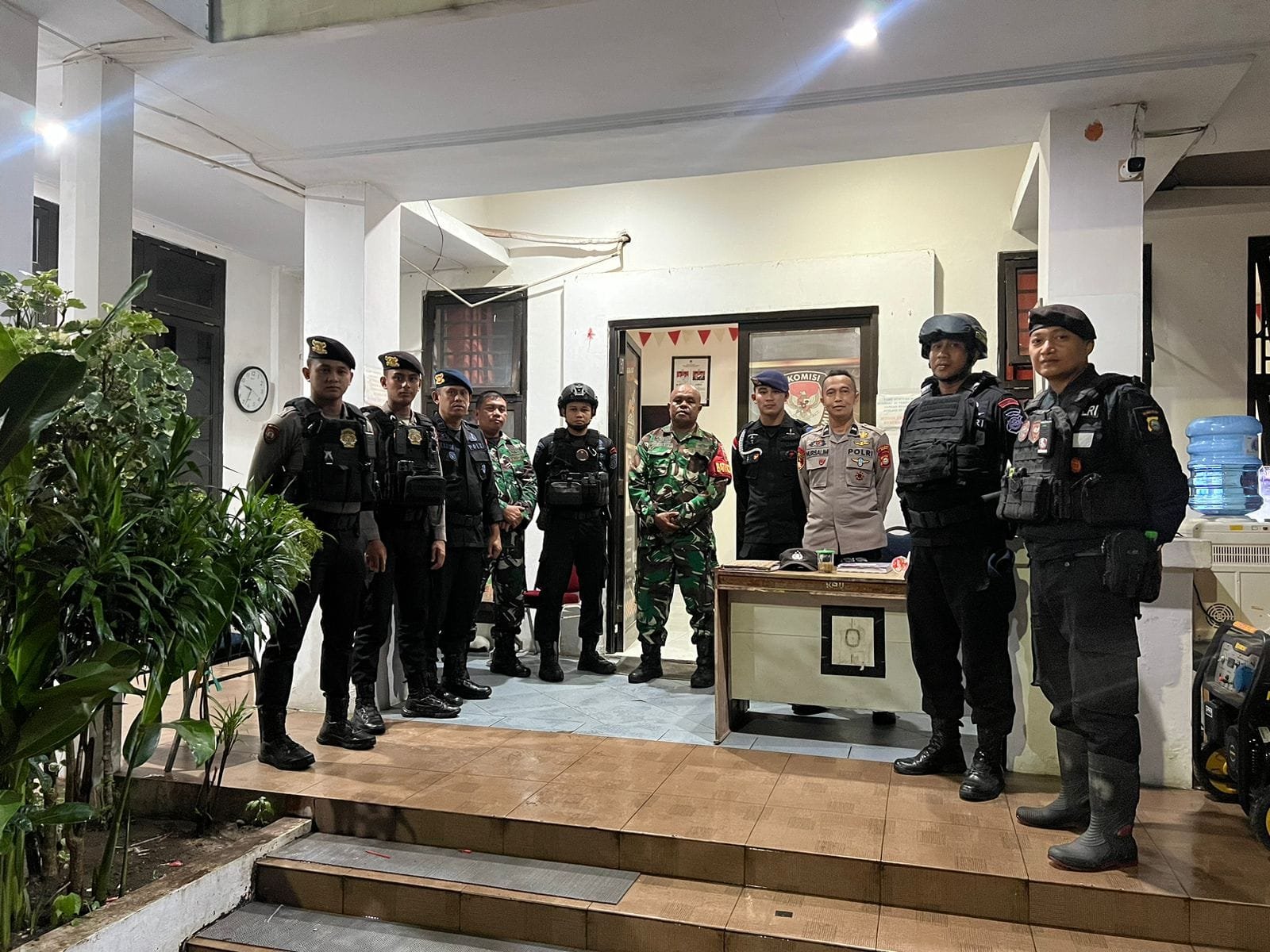 Personel Polres Gowa Gelar Patroli Cooling System Pasca Pilkada 2024