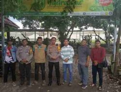 Peninjauan Program Ketahanan Pangan oleh Kapolsek Somba Opu.