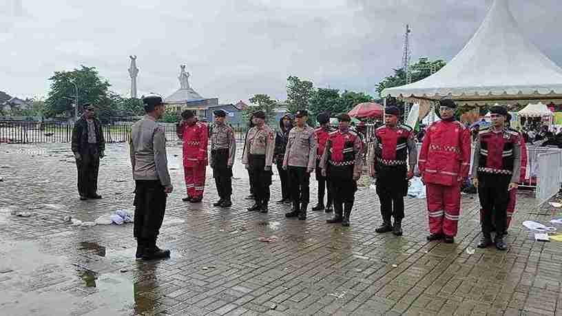 Jamin rasa aman, pers gabungan Polres Gowa dan Polsek Somba Opu PAM Giat Masyarakat.