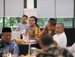 Kapolres Gowa Hadiri Jamuan Makan Bersama Wakil Menteri Dalam Negeri di Rujab Bupati Gowa