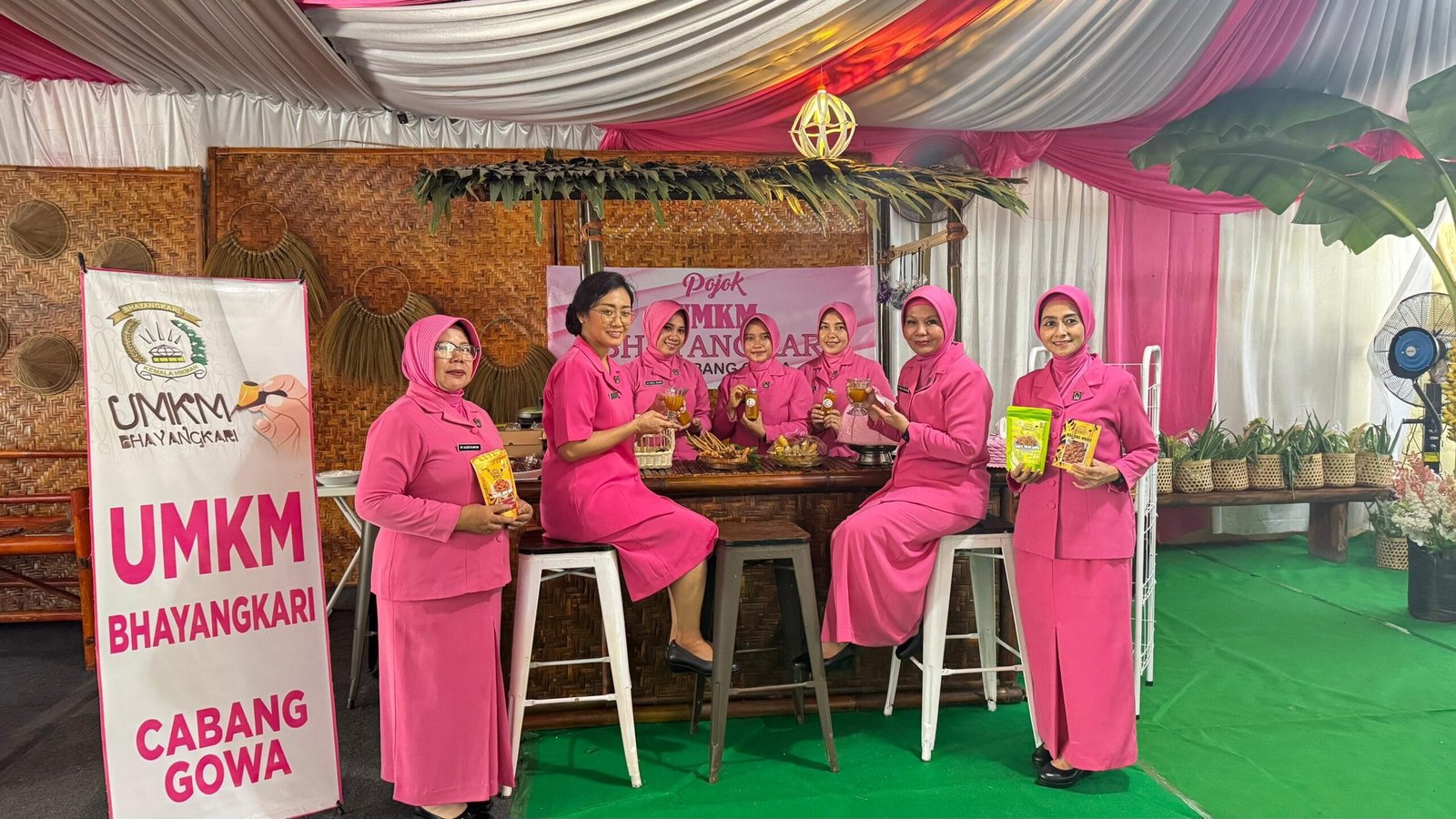 Ketua Bhayangkari Daerah Sulsel Kunjungi Bhayangkari Cabang Gowa