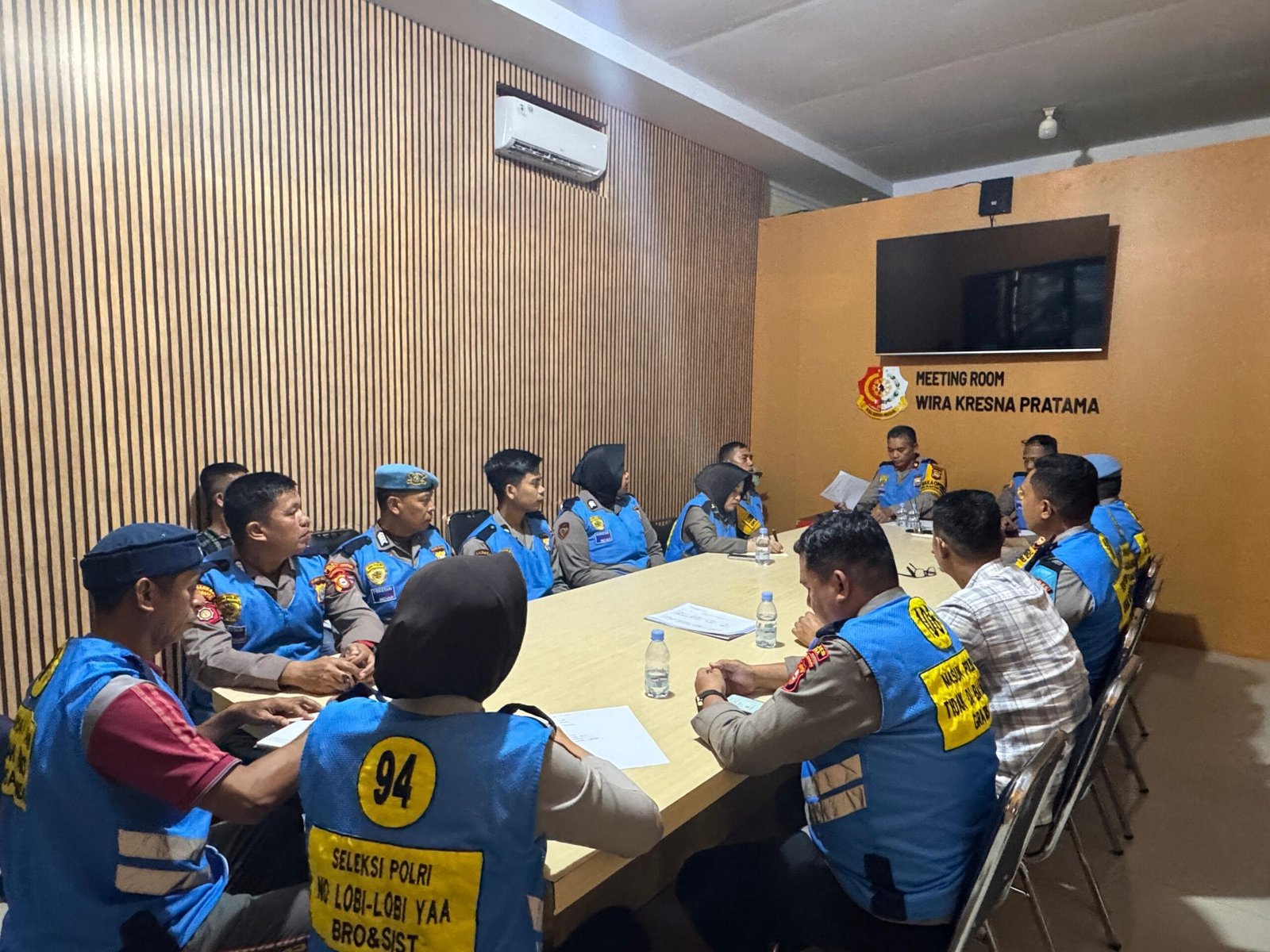 Polres Gowa Gelar Rapat Pembentukan dan Pembekalan Panitia Penerimaan Anggota Polri T.A 2025