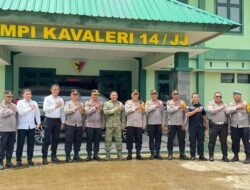 Kapolres Gowa Diwakili Wakapolres Gowa Beri Ucapan Selamat Ulang Tahun kepada Pangdivif 3 Kostrad