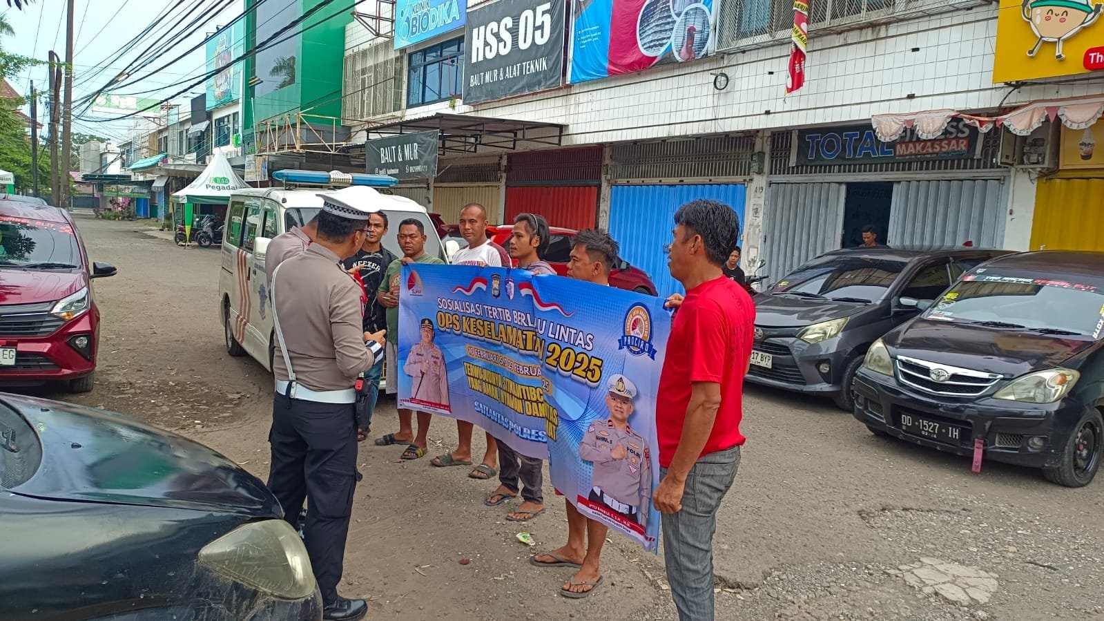 Operasi Keselamatan Pallawa 2025, Satlantas Polres Gowa Sosialisasikan Sasaran prioritas